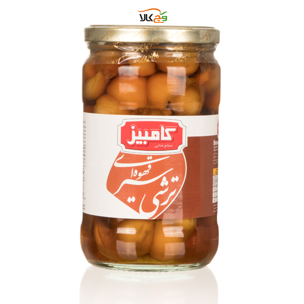 سیر ترشی قهوه‌ای ۷۰۰ گرمی کامبیز