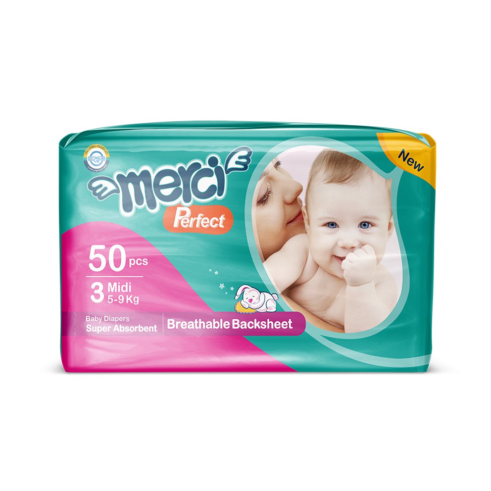 پوشک 50 عددی اکونومی (متوسط)مرسی