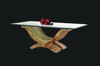 میز سنگ تراورتن