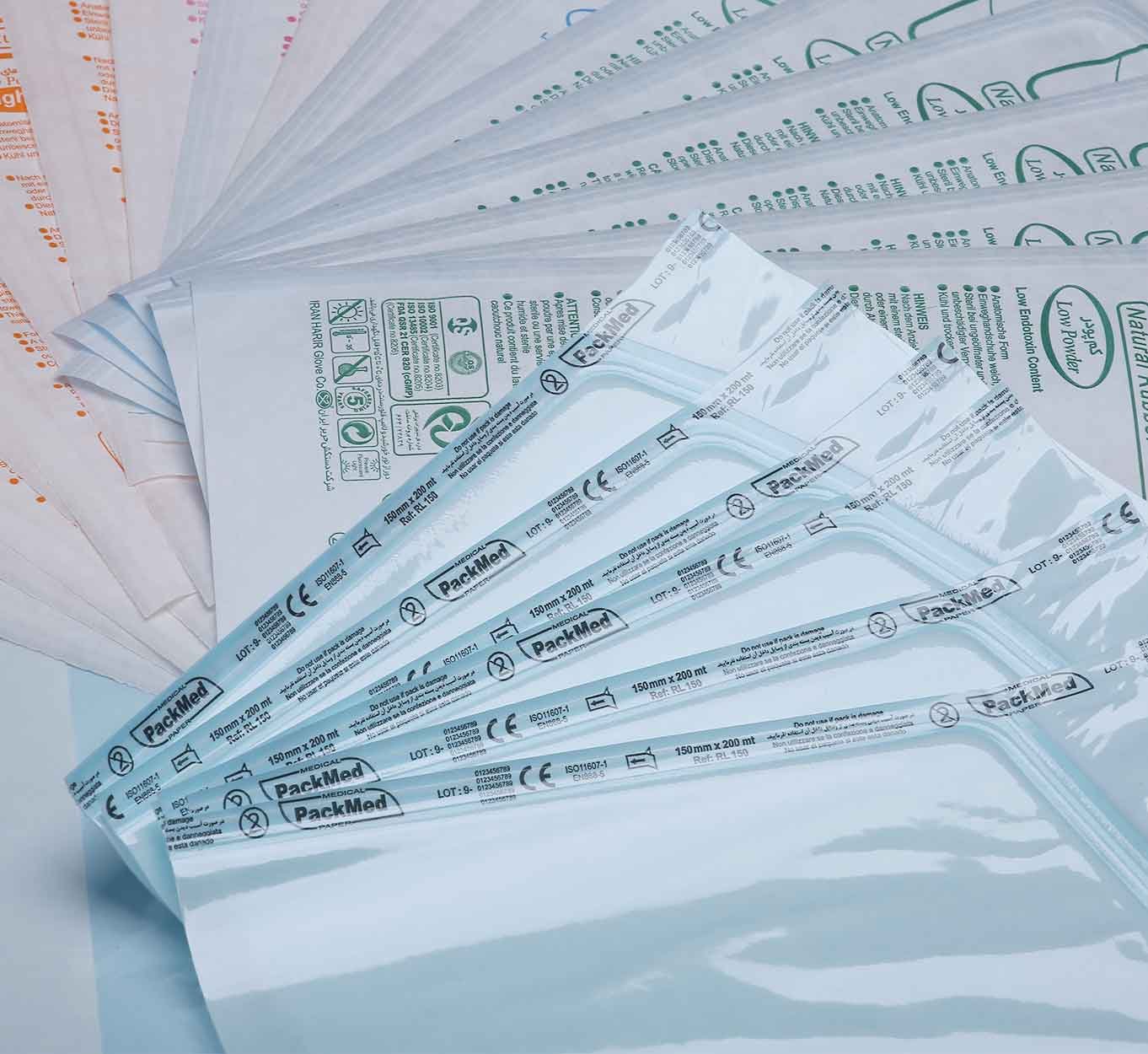 Dedicated printing on medical rolls and envelopes