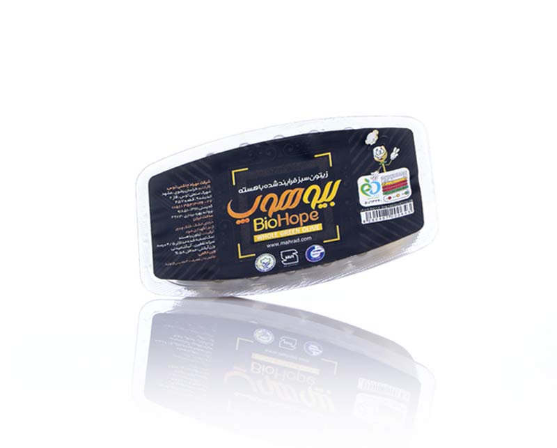 زیتون کنسروی باهسته تک نفره بیوهوپ