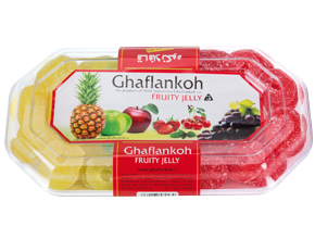 ژله میوه ای حلقه صدف