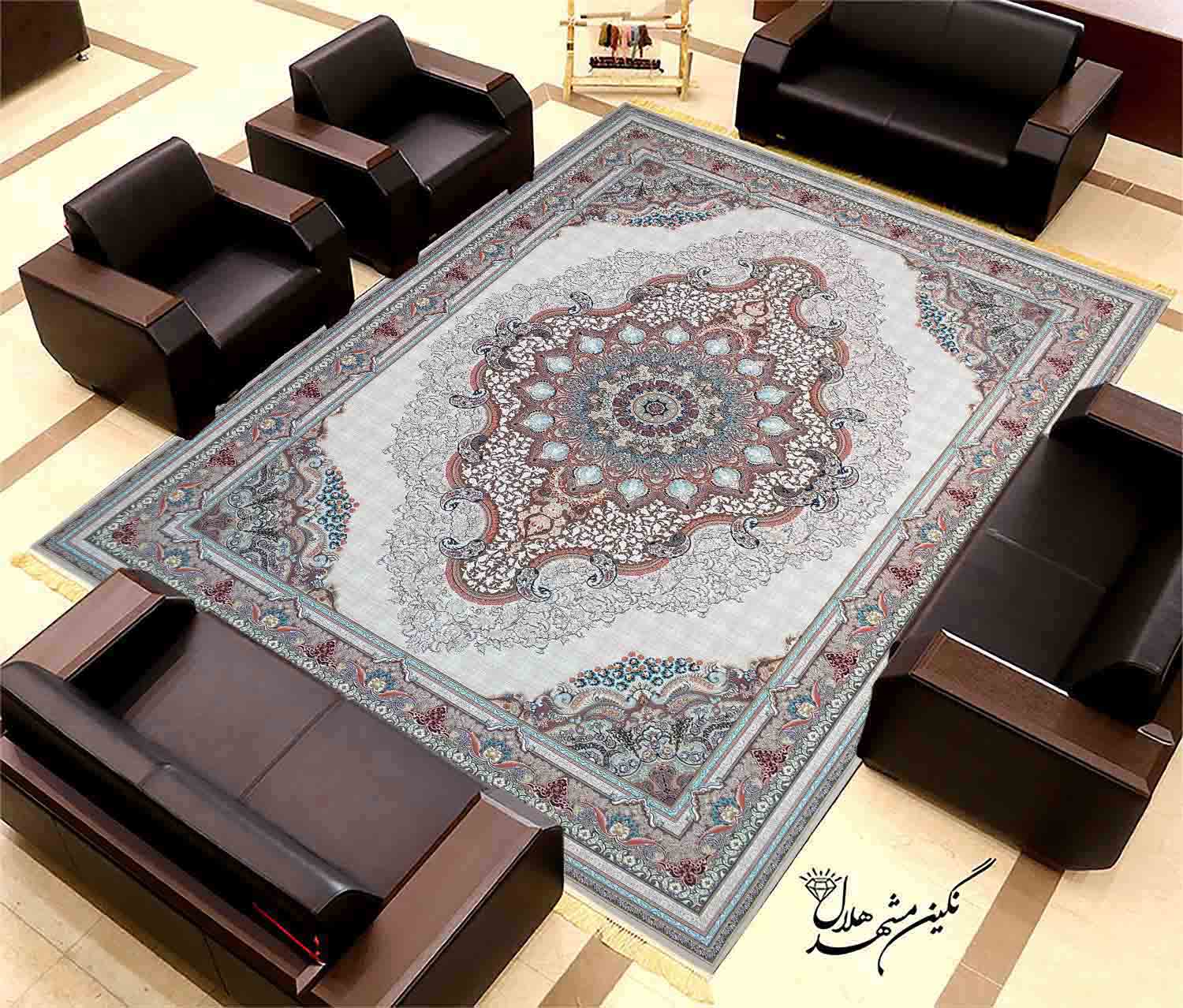 فرش طرح گلوریا 1200 شانه
