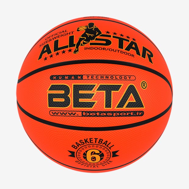 توپ بسکتبال لاستیکی سایز6- PBR6