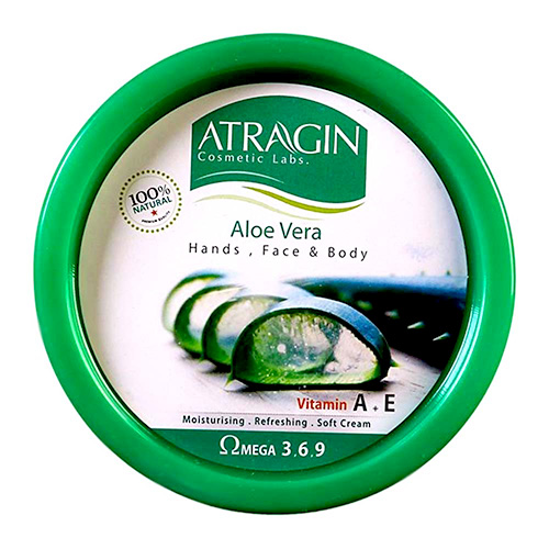 Bowl moisturizing cream with aromatic aloe vera extract 180 ml