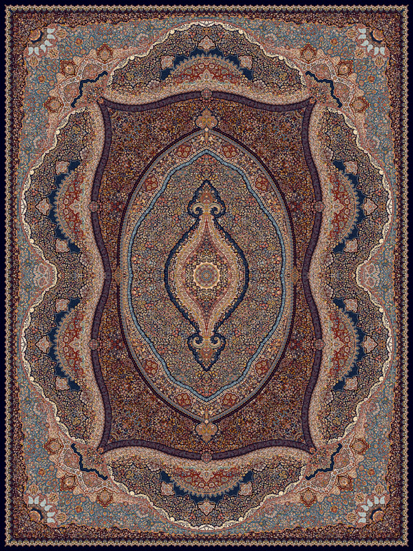 فرش 1000 شانه طرح محبت