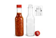 5oz(150ml) hot sauce glass bottle