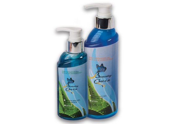 Gel and solution after waxing