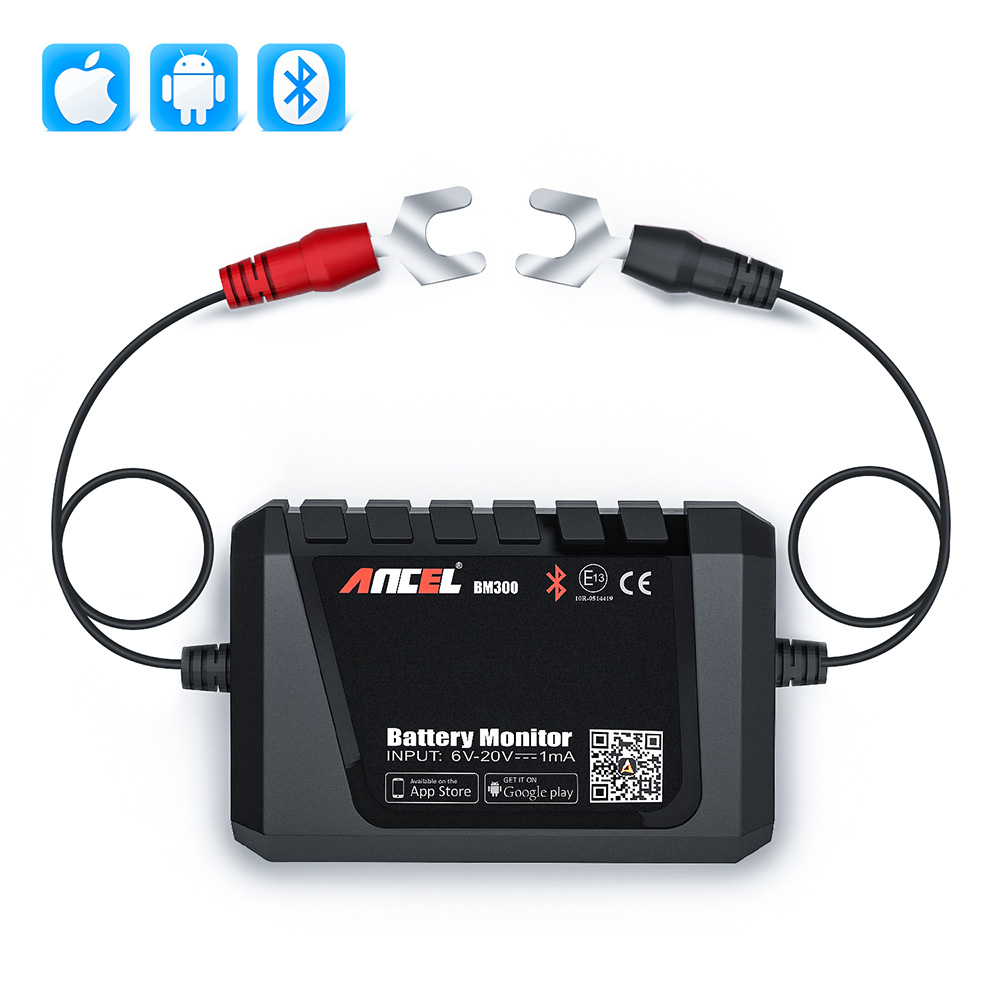 ANCEL BM300 Car Battery Tester Auto 12V Auto Analyzer Battery Car System Electrical Circuit IOS Android OBD2 Scanner Battery Tester