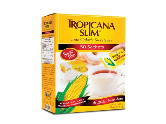Low-calorie sweetener with sucralose (50 sachets)