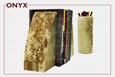 نگهدارنده کتاب مرمر سبز