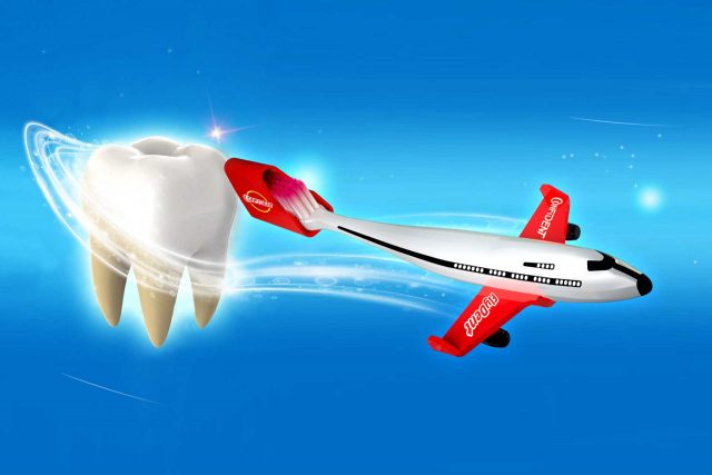 Flydent toothbrush