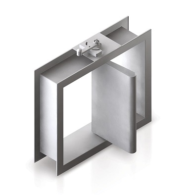 Split airfoil vane damper