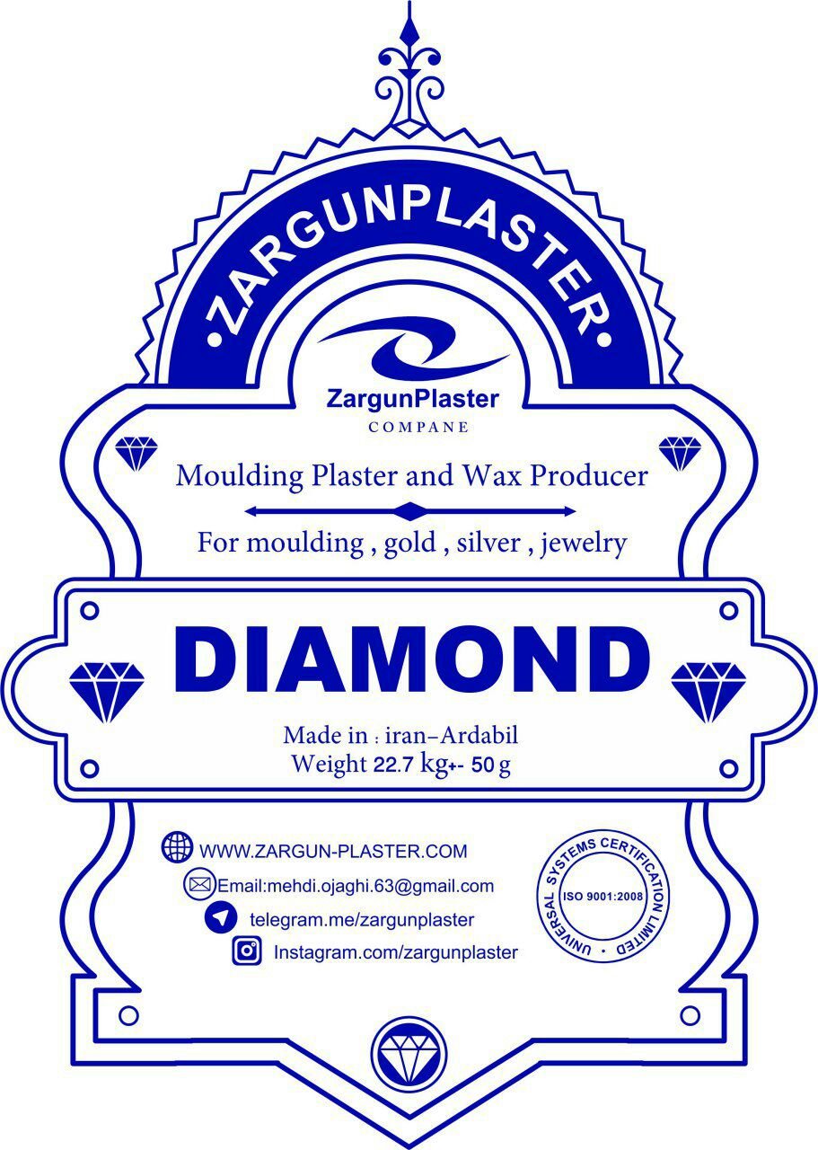 Diamond cast plaster
