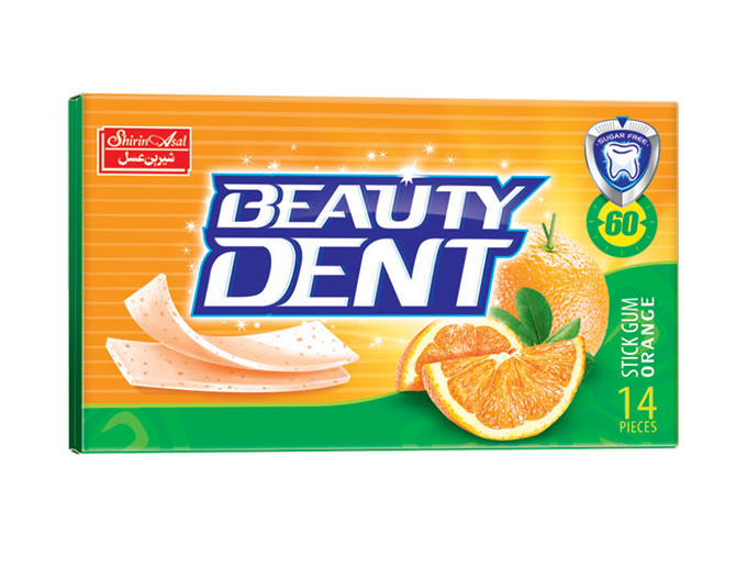 آدامس استیک بیوتی دنت 14 عددی پرتقال