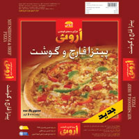 پیتزا قارچ و گوشت اروئی