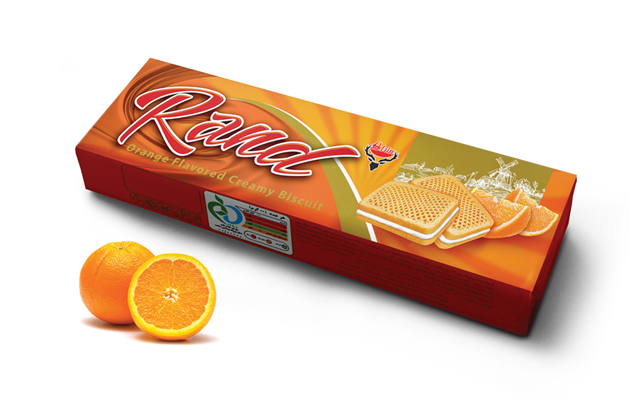 بیسکویت کرمدار مانژ پرتقال