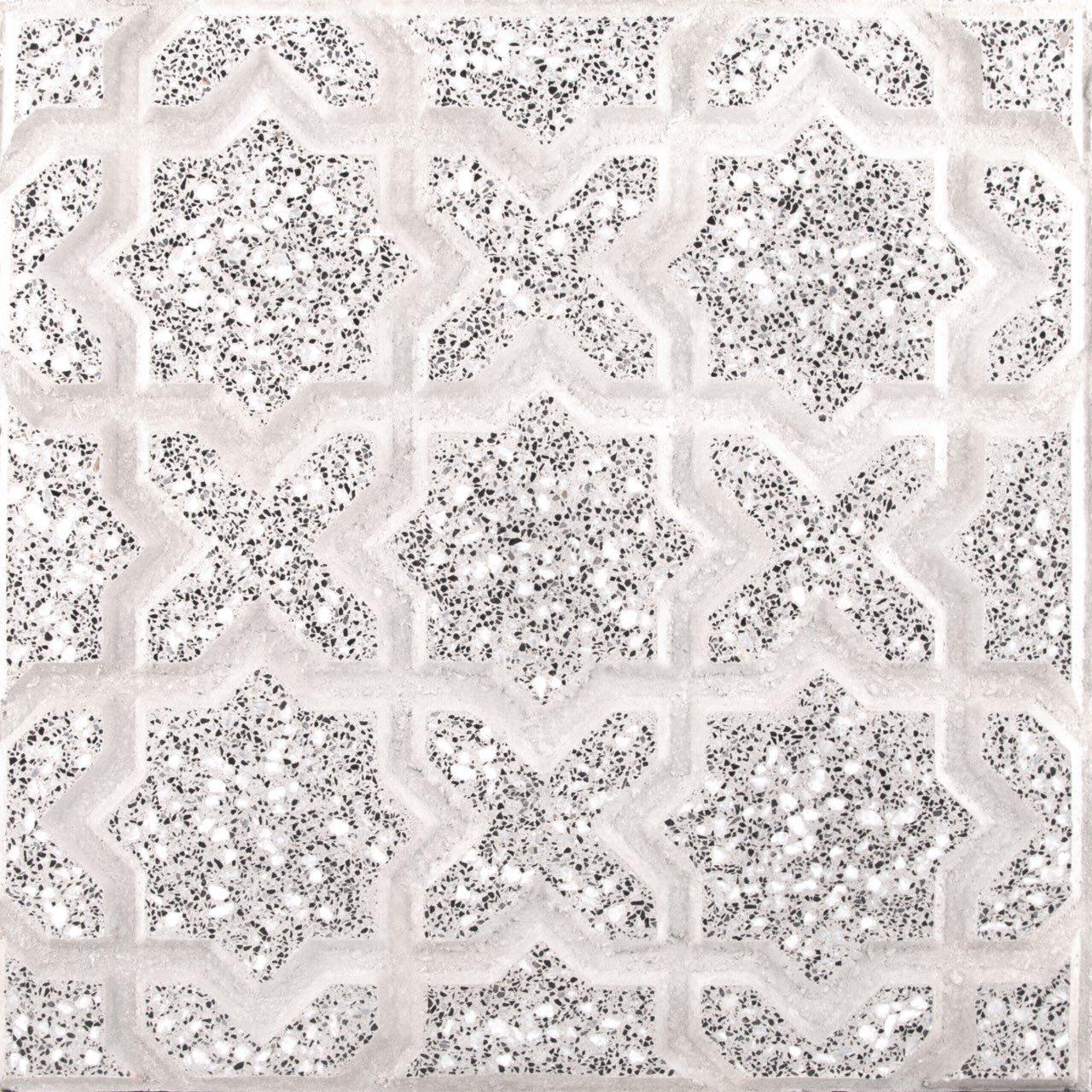 محرابی سفید ابعاد 40*40 ضخامت 3.2cm