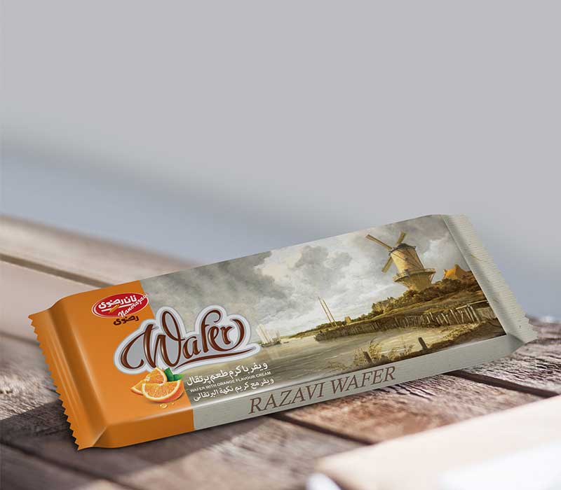 ویفر سوپر با طعم پرتقال