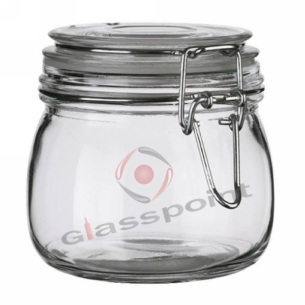 500ml clamp jar small