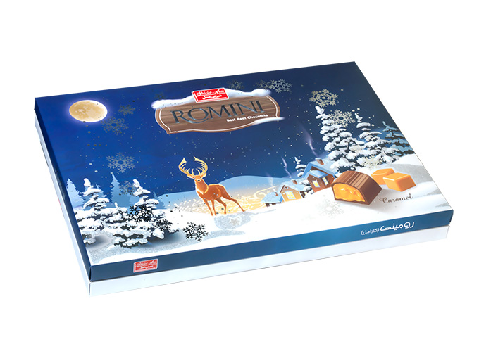 شکلات رومینی شیری مغزدار کارامل