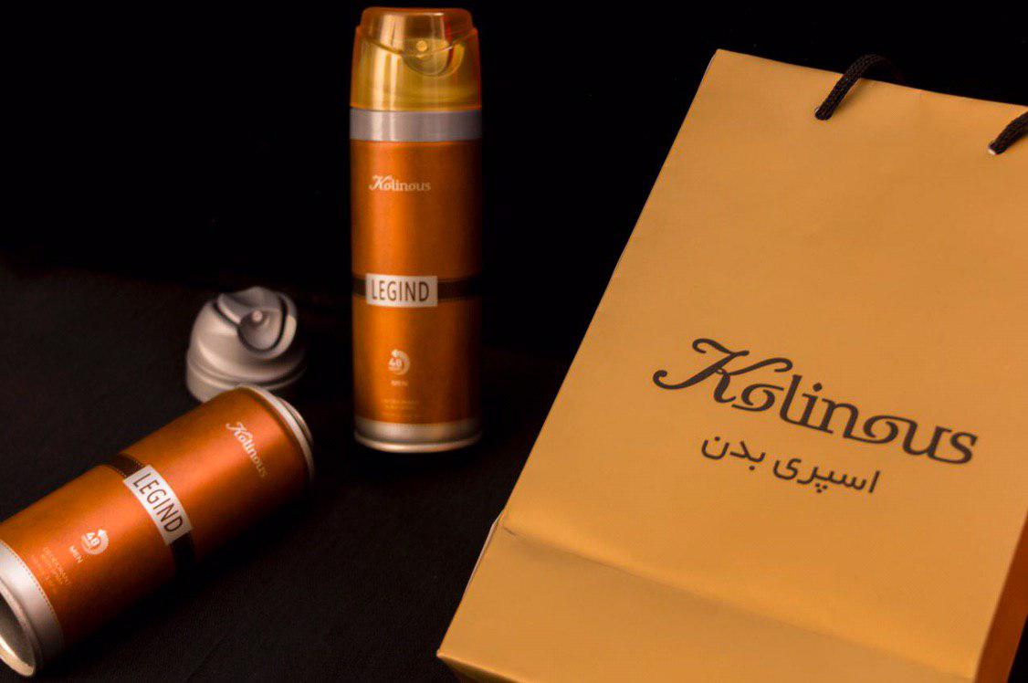 Clinos men's body freshener spray with LEGIND fragrance