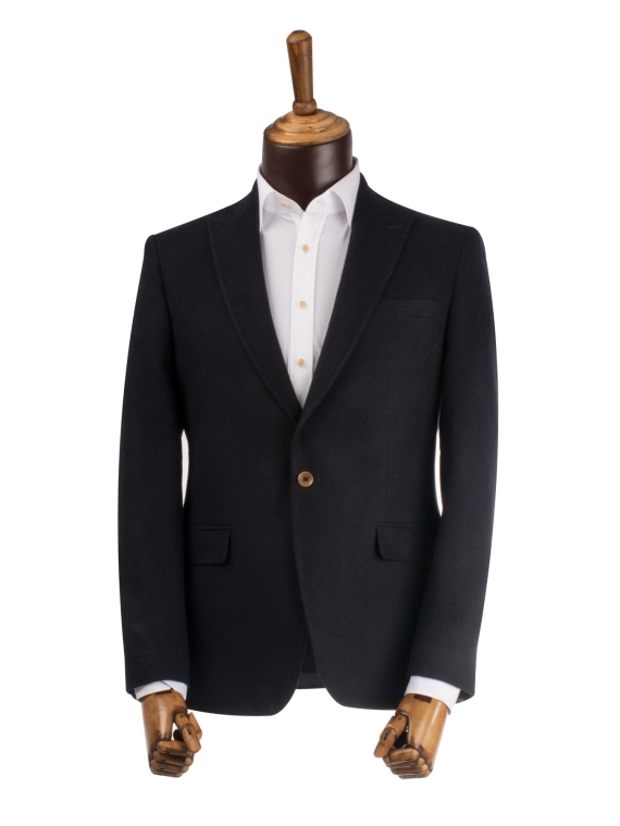 کت تک ساده ال سی من مدل 10200207057-سرمه‌ای