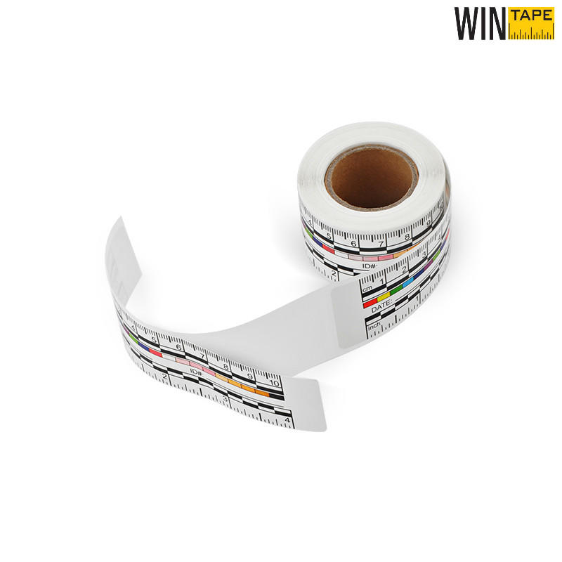 خط کش اندازه گیری زخم با پشت چسب