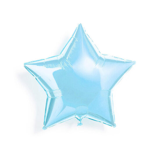 بادکنک فویلی ستاره آبی