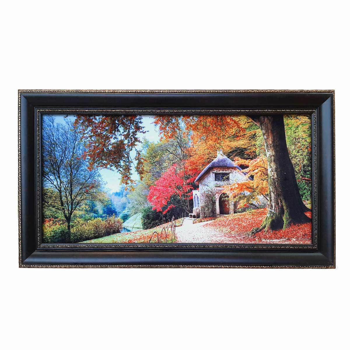 تابلو فرش کلاریس طرح جنگل پاییزی