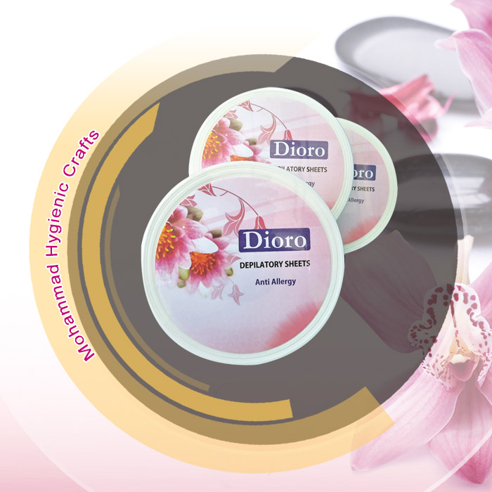 Dioro towel depilation roll pad