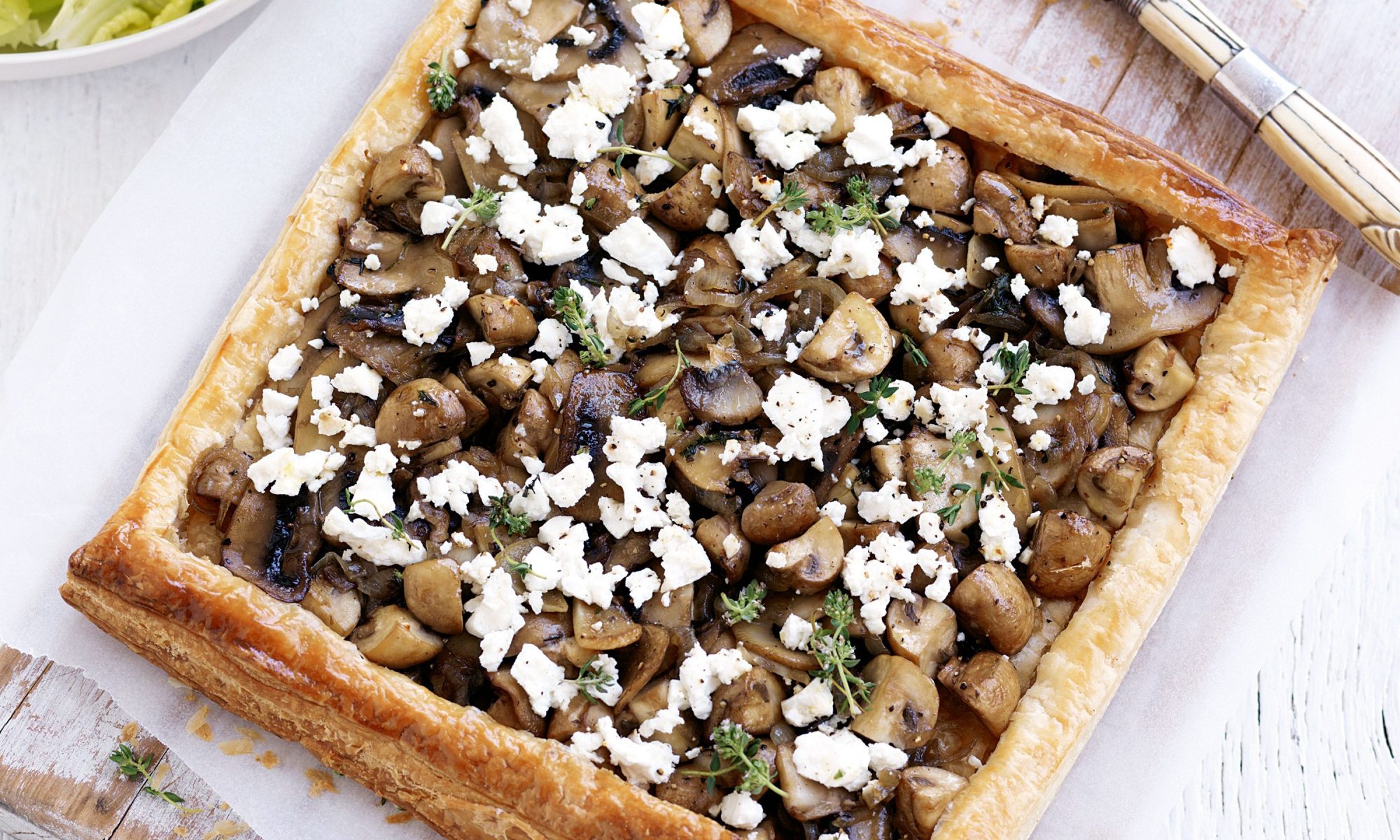 تارت قارچ مخلوط