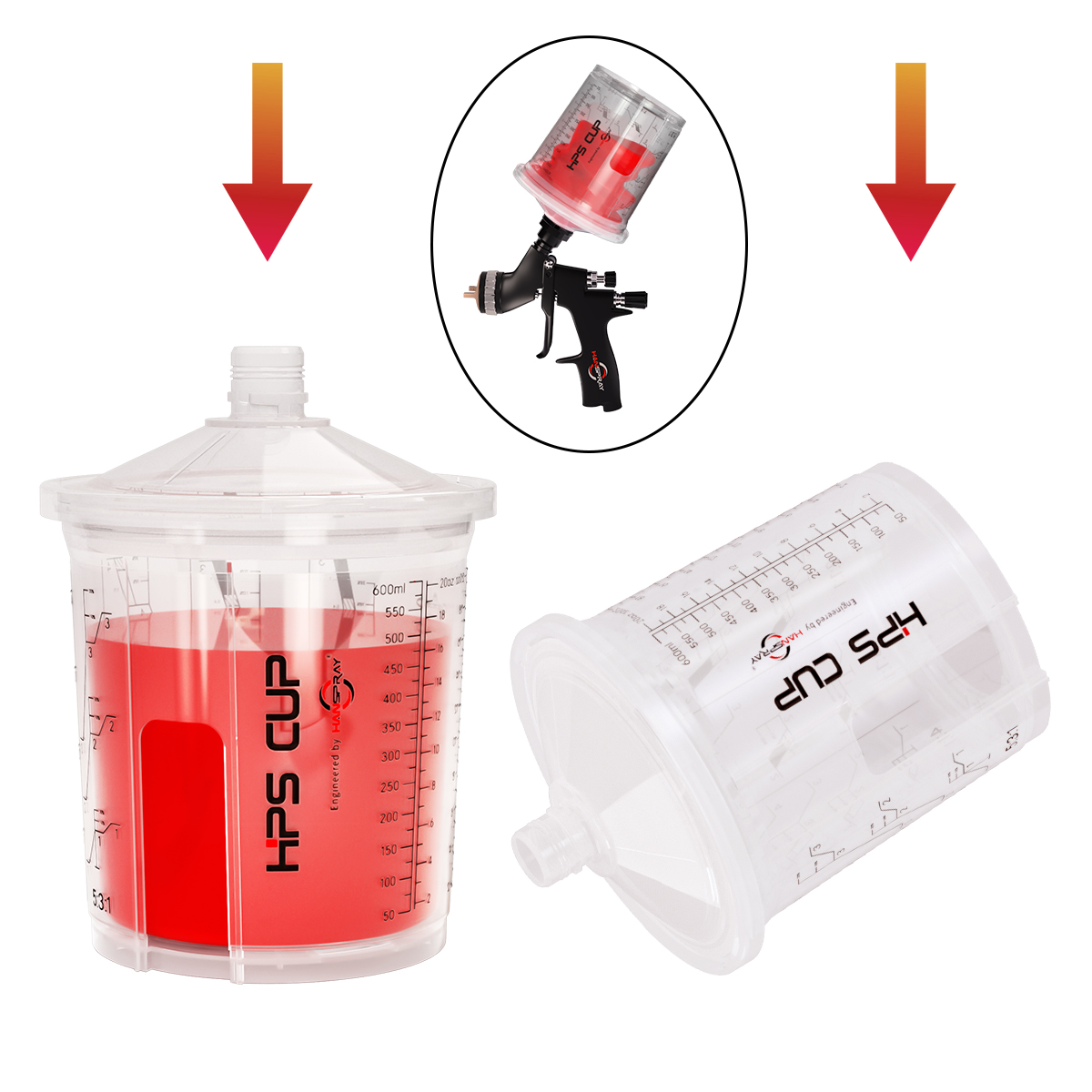 اسپری رنگ خودکار جام HPS CUP 400ML