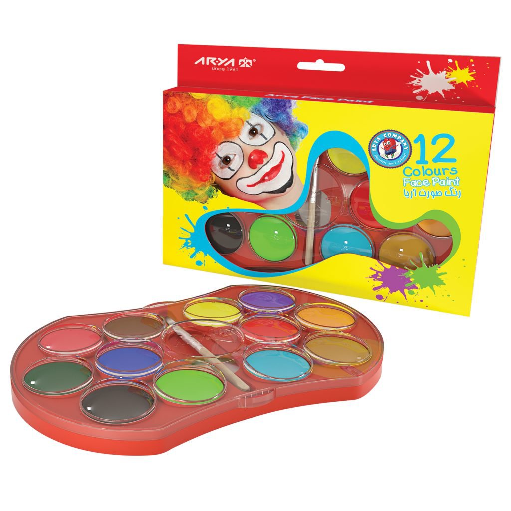 رنگ صورت پالتی ۱۲ رنگ