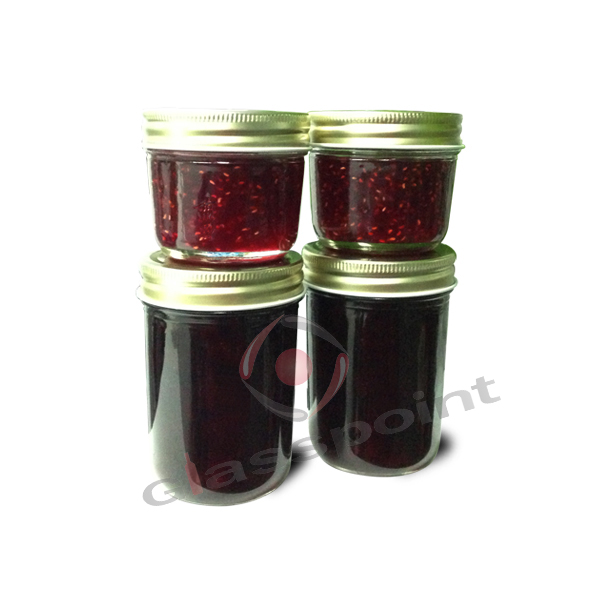 4oz, 8oz mason jars with metal cap