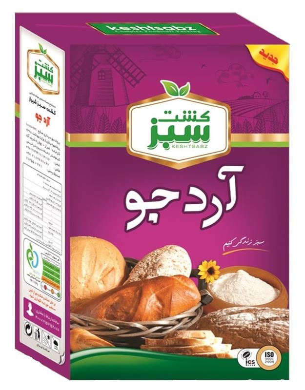 آرد جو 300 گرم جعبه