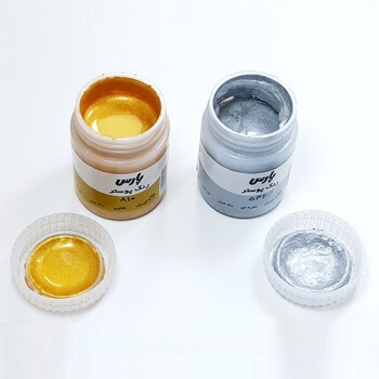 گواش پارس طلایی و نقره ای بسته 2 عددی