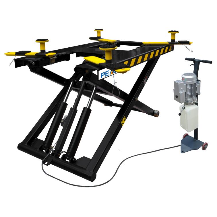 PORTABLE MID-RISED SCISSORS LIFT