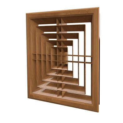 Wooden ceiling valve