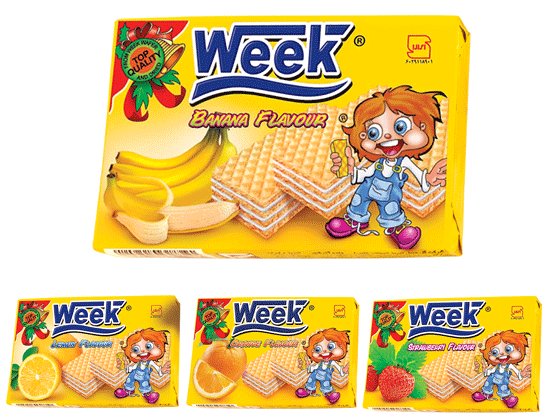 Fruity Serving Wafer