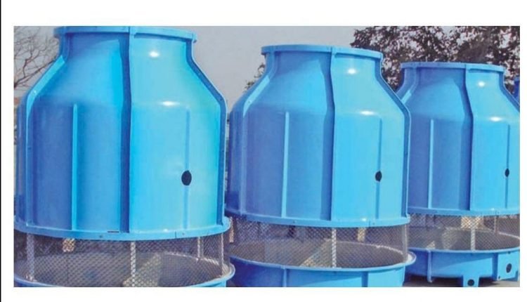 Fiberglass cooling tower