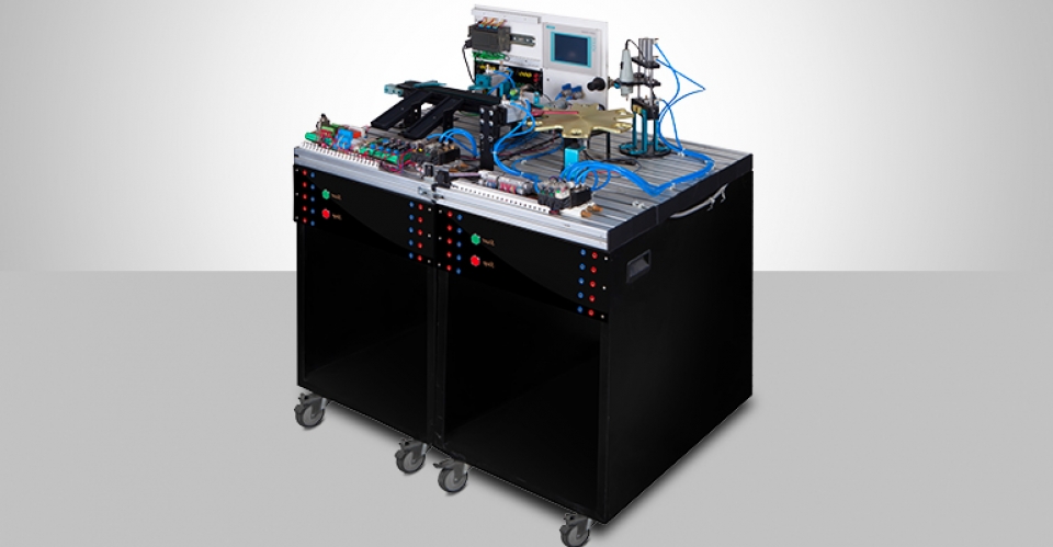 سیستم رباتیک هوشمند 2 ایستگاه QV-MEC-02