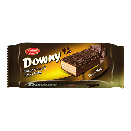 کیک لایه ای با روکش شکلات