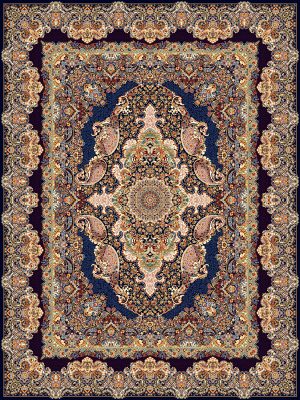 فرش 1000 شانه طرح مرجان