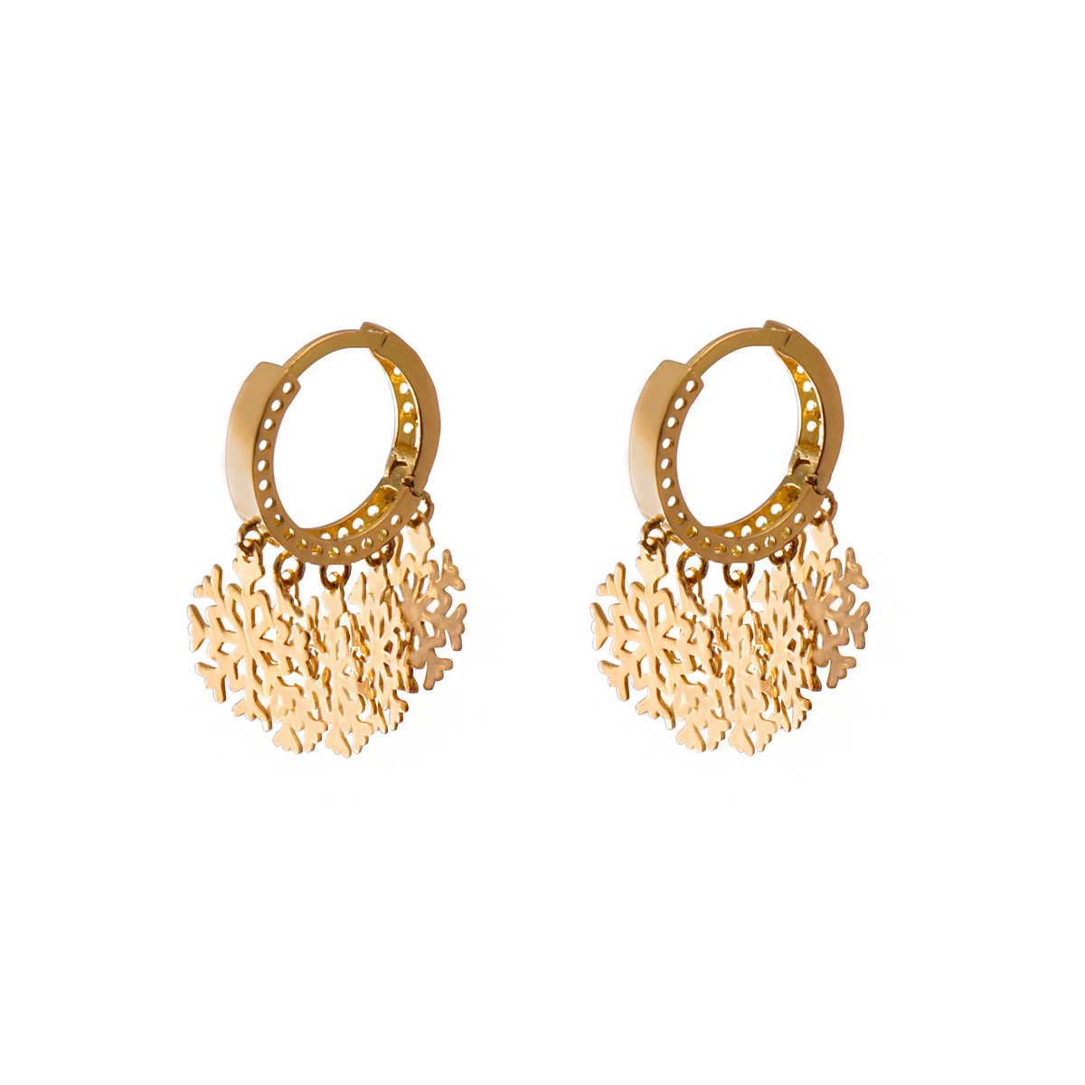 18.44 grams golden earrings 4.42 grams