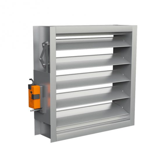 Motor channel damper