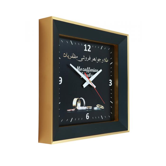 Promotional wall clock, diamond model, 4 ears