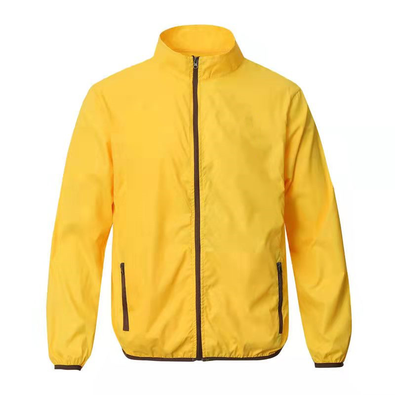 cheap spring autumn windbreaker jacket bulk for food delivery 2022