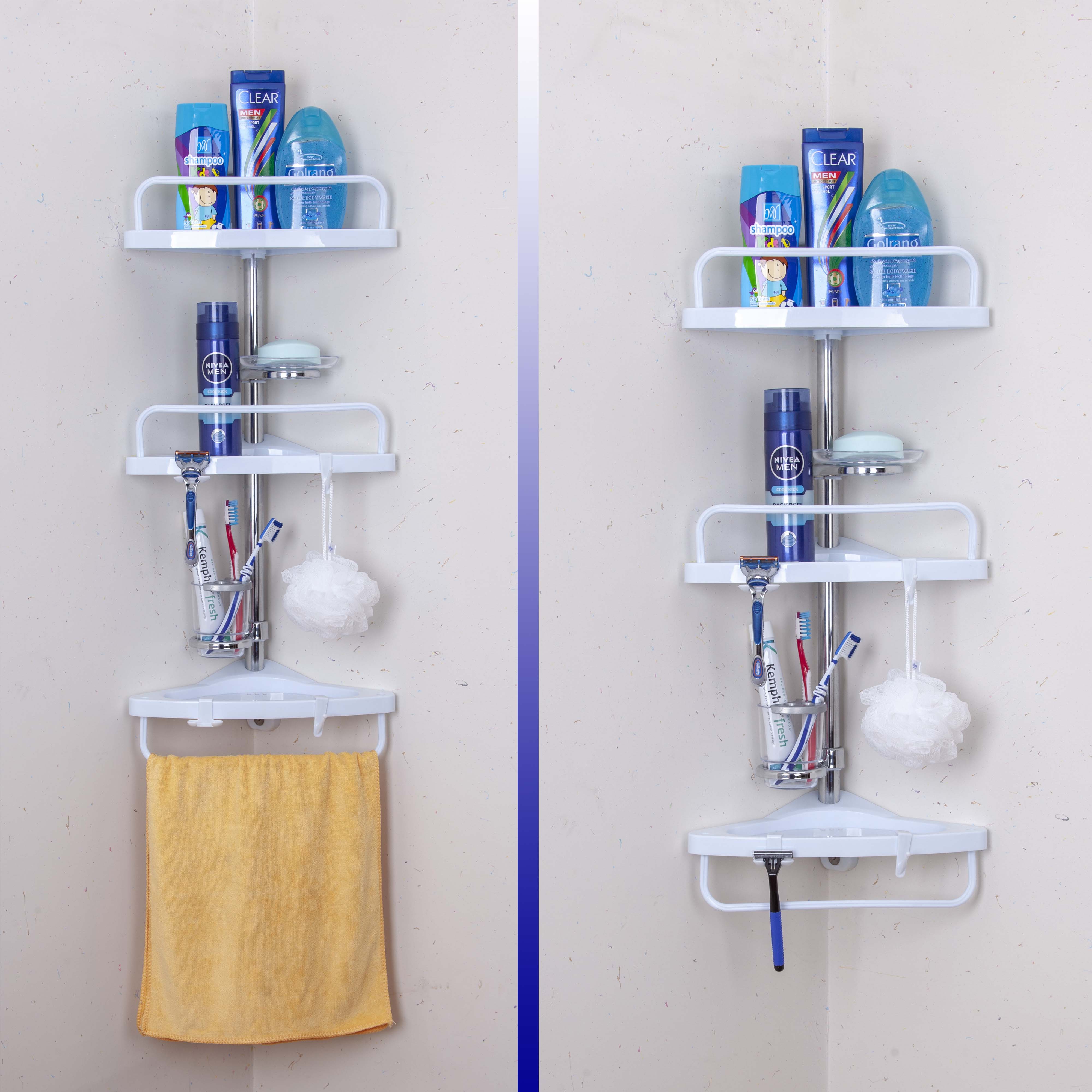 Bathroom corner (bathroom equipment holder)