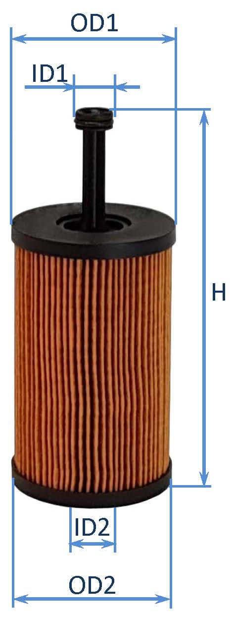 فیلتر روغن پژو 206 (بلند)